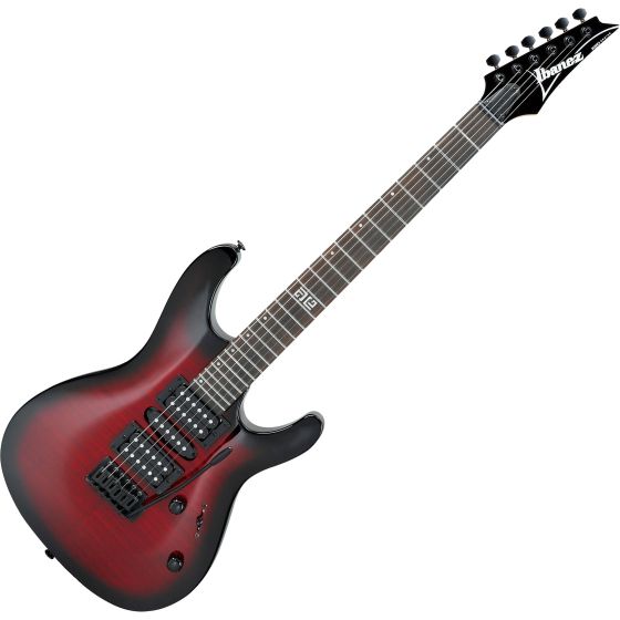 Ibanez Kiko Loureiro KIKOSP2 Signature Electric Guitar Transparent Red Burst sku number KIKOSP2