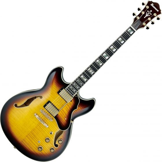 Ibanez Artstar AS153 Hollow Body Electric Guitar Antique Yellow Sunburst sku number AS153AYS