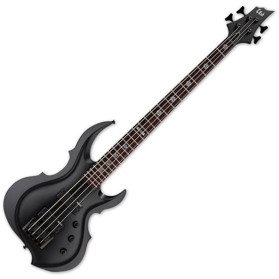 ESP LTD Tom Araya TA-204 FRX Electric Bass Black Satin sku number LTA204FRXBLKS