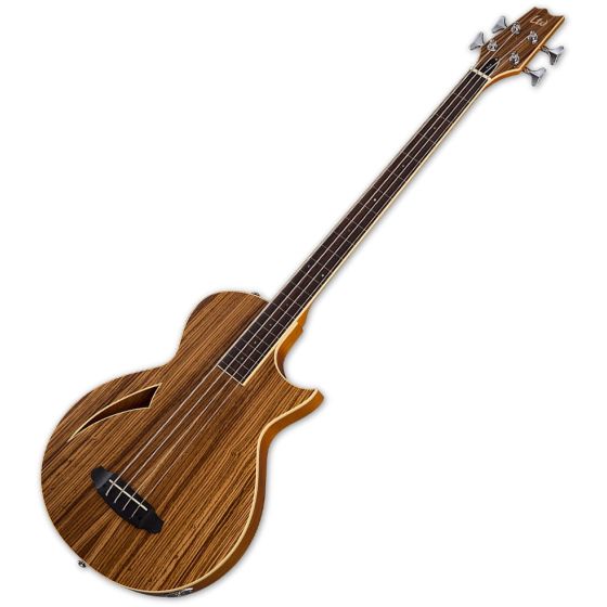 ESP LTD TL-4Z Fretless Semi-Hollow Electric Bass Natural Gloss sku number LTL4ZFLNAT