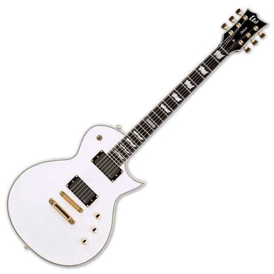 ESP LTD EC-1000T/CTM SW Snow White Electric Guitar B-Stock sku number LEC1000TCTMSW.B