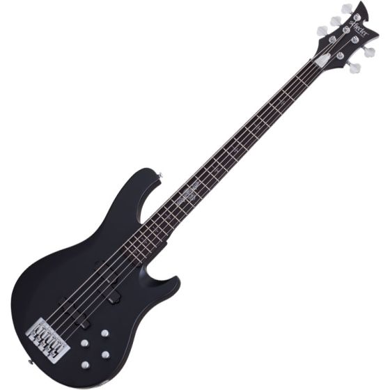 Schecter Johnny Christ-5 Bass Signature 5-String Electric Bass Satin Black sku number SCHECTER278
