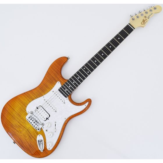 G&L USA Legacy HSS Custom Guitars in Honey Burst with Case. Brand New! sku number USA LGCYHB-HNB-E