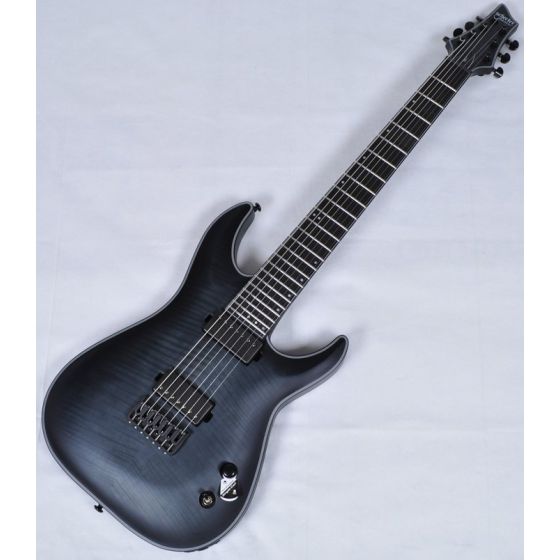 Schecter KM-7 Keith Merrow Electric Guitar in Trans Black Burst Satin Finish sku number SCHECTER237