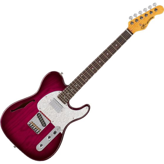 G&L Tribute ASAT Classic Bluesboy Semi-Hollow Electric Guitar Redburst sku number TI-ACB-121R22R33