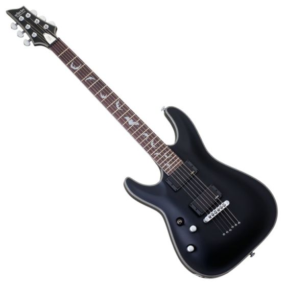 Schecter Damien Platinum 6 Left Handed Electric Guitar Satin Black B-Stock sku number SCHECTER1182.B