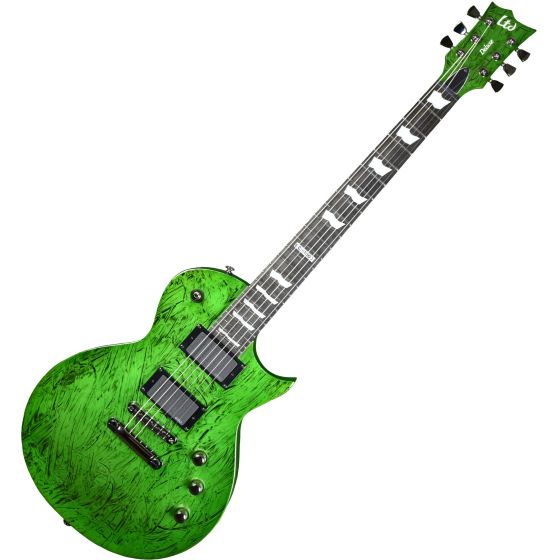 ESP LTD Deluxe EC-1000 Prototype Electric Guitar Swirl Green Finish sku number LXEC1000SWG.P 0692