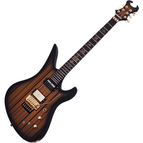 Schecter Signature Synyster Custom-S Electric Guitar Satin Gold Burst sku number SCHECTER1743