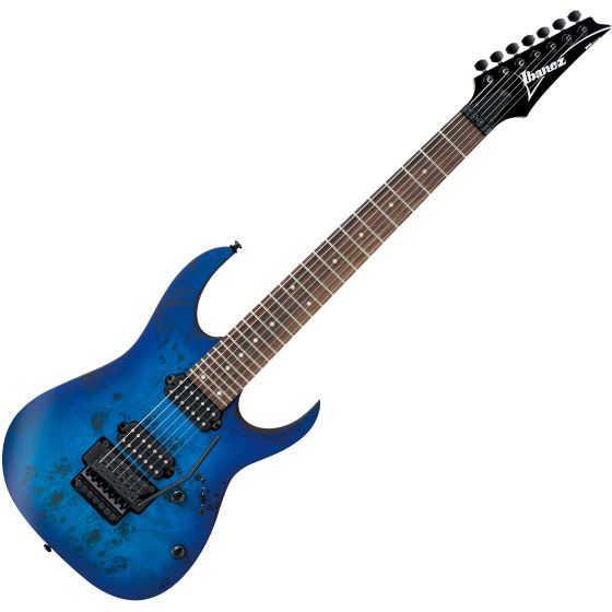 Ibanez RG Standard RG7420PB 7 String Electric Guitar Sapphire Blue Flat sku number RG7420PBSBF