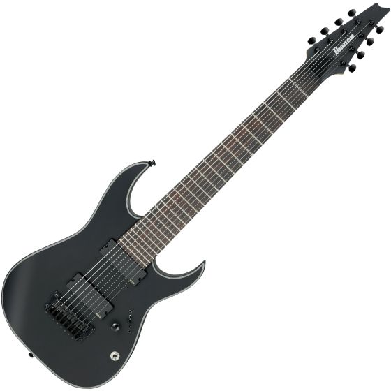 Ibanez RG Iron Label RGIR38BFE 8 String Electric Guitar Black Flat sku number RGIR38BFEBKF
