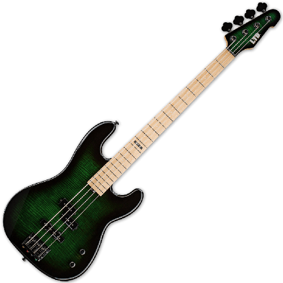 ESP LTD MM-4FM Marco Mendoza Electric Bass See Thru Green Sunburst B-Stock sku number LMM4FMDSTGSB.B