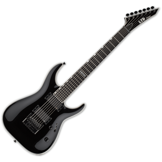 ESP LTD MH-1007ET 7 String Evertune Electric Guitar Black B-Stock sku number LMH1007ETBLK.B