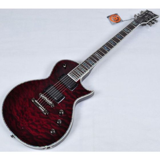 ESP LTD EC-1000 STBC Guitar in See Thru Black Cherry sku number LEC1000STBC