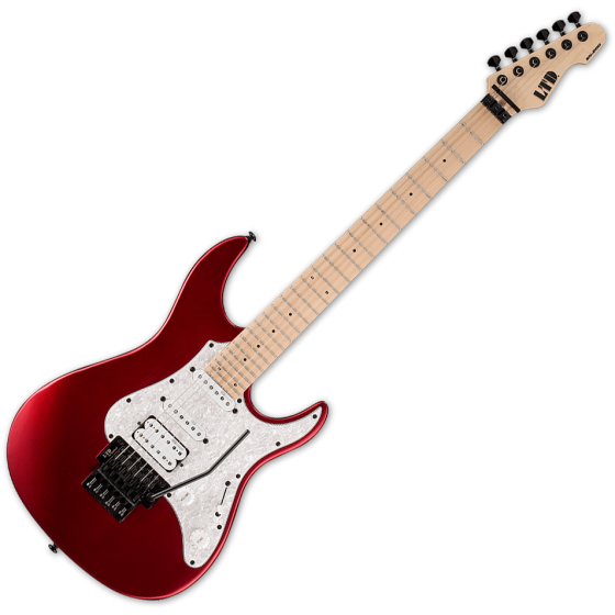 ESP LTD SN-200FR Maple Electric Guitar Black Cherry Metallic Satin B-Stock sku number LSN200FRMBCMS.B