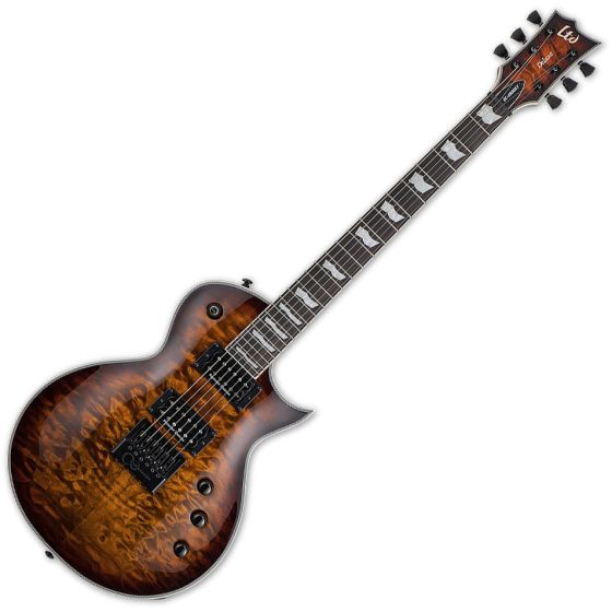 ESP LTD EC-1000 Evertune Electric Guitar Dark Brown Sunburst sku number LEC1000ETQMDBSB