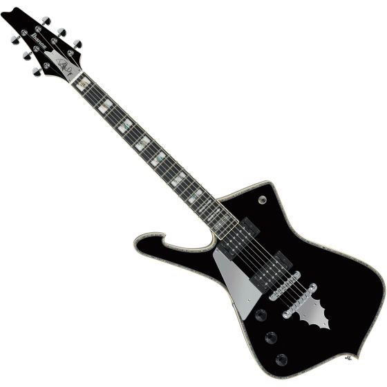 Ibanez PS120L Paul Stanley Left Handed Electric Guitar Black sku number PS120LBK