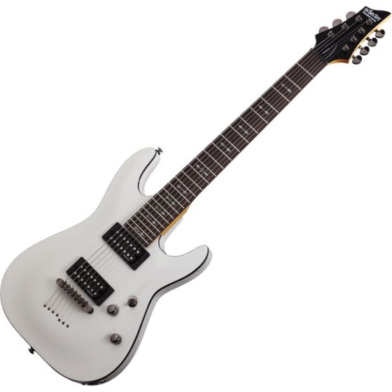 Schecter Omen-7 Electric Guitar in Vintage White Finish sku number SCHECTER2067