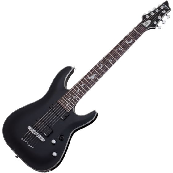 Schecter Damien Platinum-7 Electric Guitar Satin Black sku number SCHECTER1185