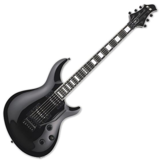 ESP E-II Mystique FR Floyd Rose Black Electric Guitar sku number EIIMYSTFRBLK