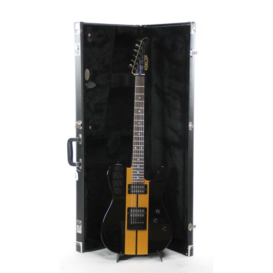 Schecter USA PT GT Custom Shop Black and Gold Electric Guitar sku number 6S14-10023