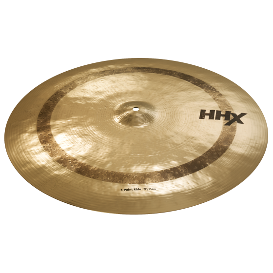 Sabian 21" HHX 3-Point Ride Brilliant Finish sku number 12118XBJD