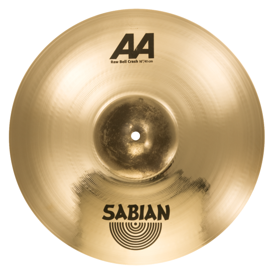 Sabian 16" AA Raw Bell Crash Brilliant Finish sku number 2160772B