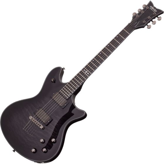 Schecter Hellraiser Hybrid Tempest Electric Guitar Trans Black sku number SCHECTER1926