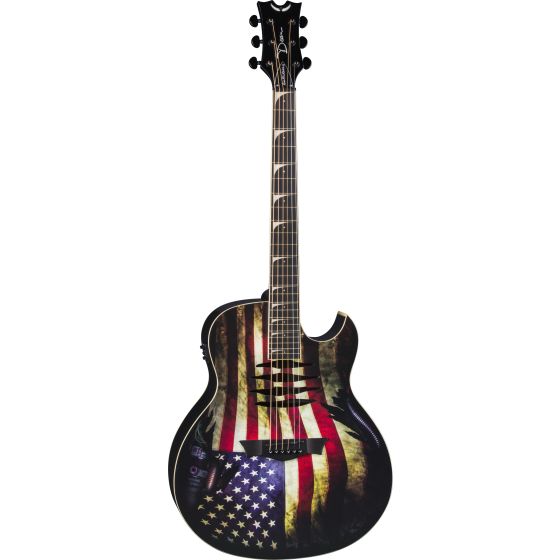 Dean Mako Dave Mustaine Acoustic Electric Guitar USA Flag MAKO GLORY sku number MAKO GLORY