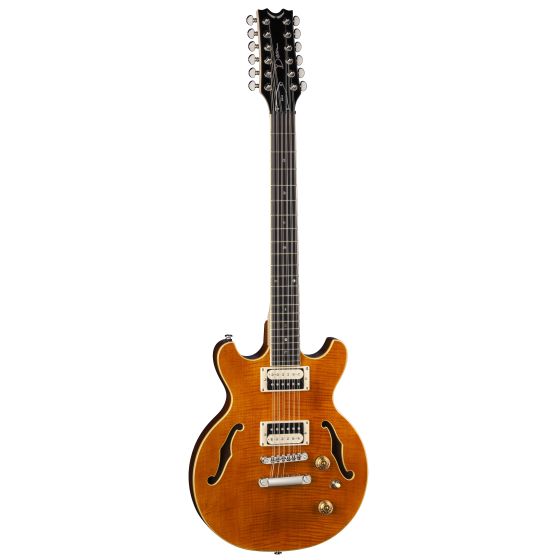 Dean Boca 12 String Trans Amber Electric Guitar BOCA12 TAM sku number BOCA12 TAM