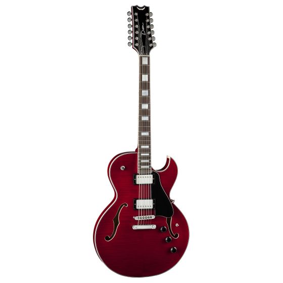 Dean Colt Flame Top 12 String w/Piezo Cherry Electric Guitar SC COLT FM12 SC sku number COLT FM12 SC