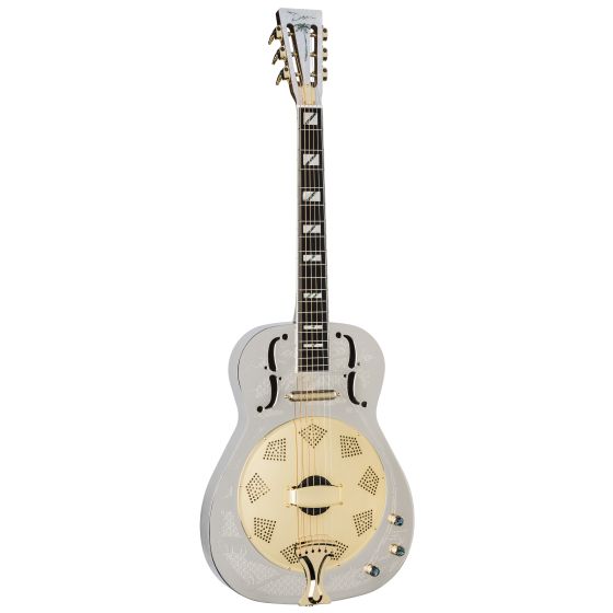 Dean Resonator Thin Body Electric Guitar Chrome/Gold RESCG sku number RESCG