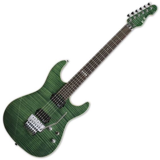 ESP E-II ST-2 FM RW EGR Emerald Green Finish Electric Guitar sku number EIIST2FMRWEGR