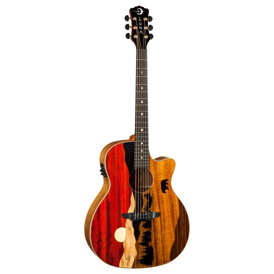 Luna Vista Bear Tropical Wood Acoustic Electric Guitar VISTA BEAR sku number VISTA BEAR