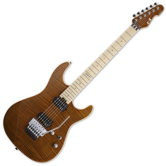 ESP E-II ST-2 FM TE Maple Fretboard Tiger Eye Finish Electric Guitar sku number EIIST2FMTE