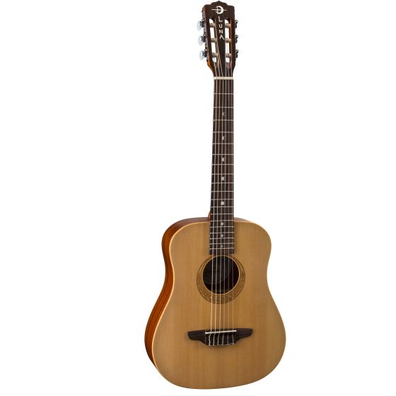 Luna Safari Nylon Travel Guitar Spruce w/Bag SAF NYL sku number SAF NYL