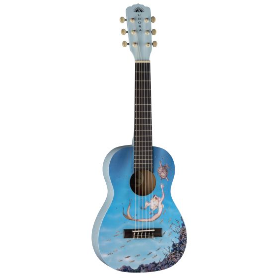 Luna Aurora 1/2 Nylon Acoustic Guitar Mermaid AR2 NYL MERMAID sku number AR2 NYL MERMAID
