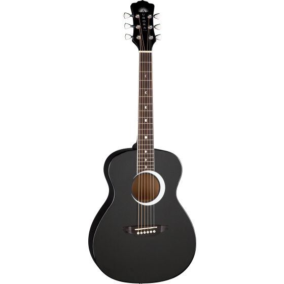 Luna Aurora Borealis 3/4 Guitar Black AR BOR BLK sku number AR BOR BLK