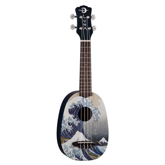 Luna Uke Great Wave Pinapple w/Gigbag UKE GWS sku number UKE GWS