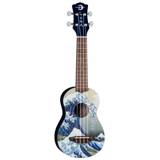 Luna Uke Great Wave Soprano w/Gigbag UKE GW SOPRANO sku number UKE GW SOPRANO