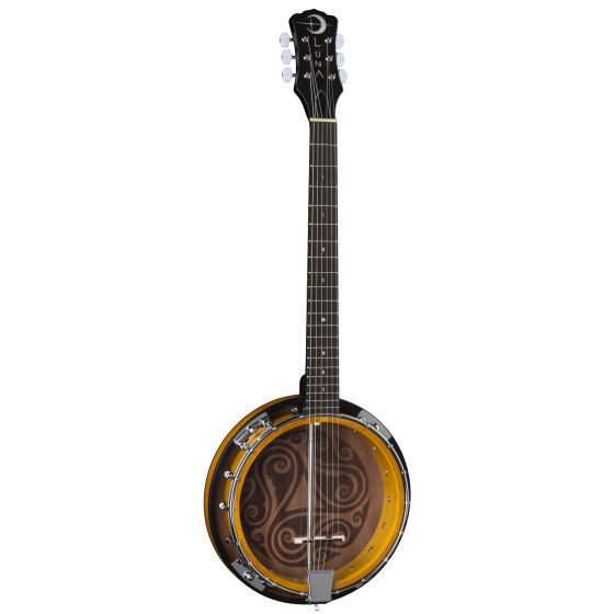 Luna Banjo Celtic 6-String Tobacco Burst BGB CEL 6 sku number BGB CEL 6