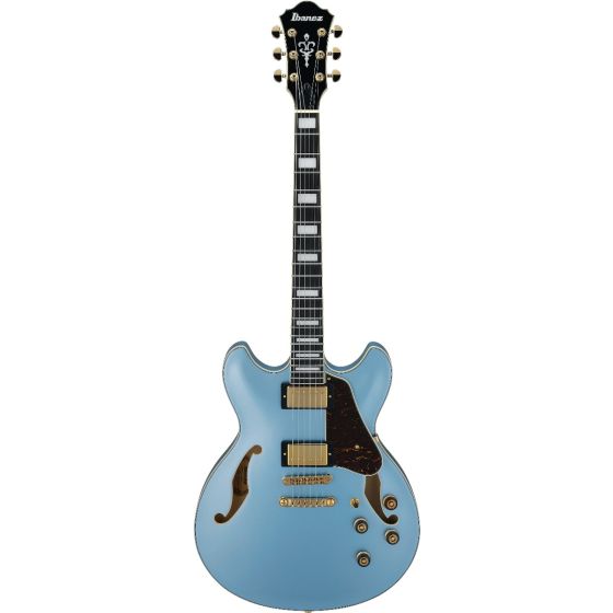 Ibanez AS Artcore Expressionist AS83 STE Steel Blue Hollow Body Electric Guitar sku number AS83STE