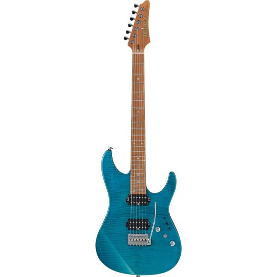 Ibanez Martin Miller Signature Transparent Aqua Blue MM1 TAB Electric Guitar w/Case sku number MM1TAB