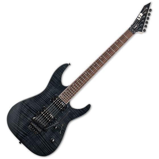 ESP LTD M-200FM Electric Guitar See Thru Black B Stock sku number LM200FMSTBLK.B