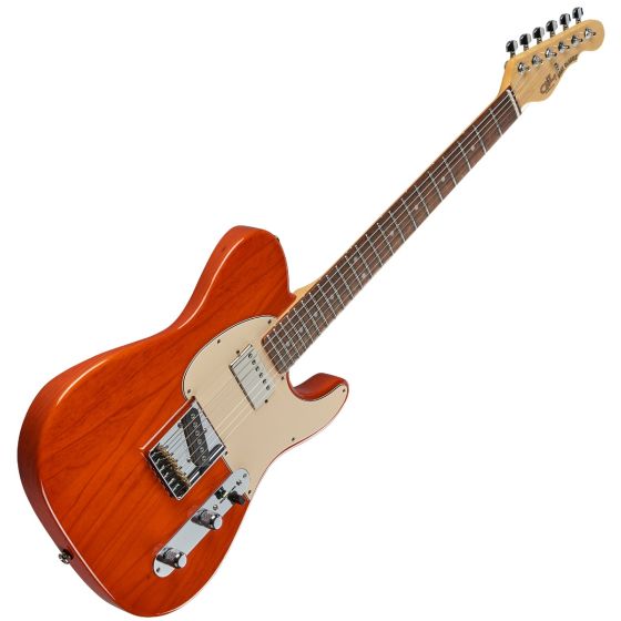 G&L ASAT Classic Bluesboy USA Fullerton Deluxe in Clear Orange Rosewood sku number FD-ASTCB-ORG-CR