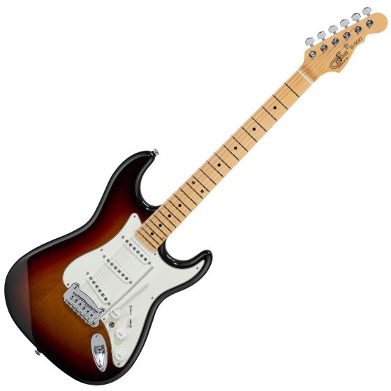 G&L S-500 USA Fullerton Deluxe in 3 Tone Sunburst sku number FD-S500-3TS-MP