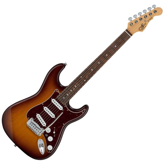 G&L S-500 USA Fullerton Deluxe in Old School Tobacco Sunburst sku number FD-S500-OST-CR