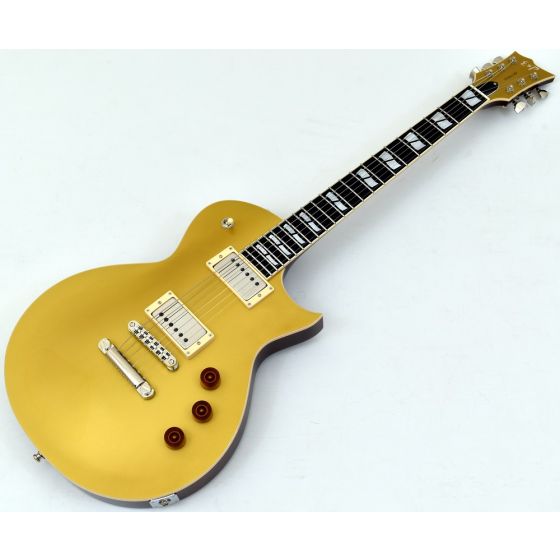 ESP USA Eclipse EMG Electric Guitar in Solid Gold Finish sku number EUSECEMGSG