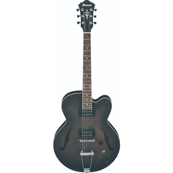 Ibanez AF55 TKF AF Artcore 6 String Transparent Black Flat Hollow Body Electric Guitar sku number AF55TKF