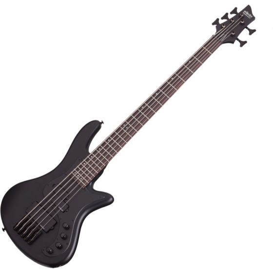 Schecter Stiletto Stealth-5 Electric Bass Satin Black sku number SCHECTER2523