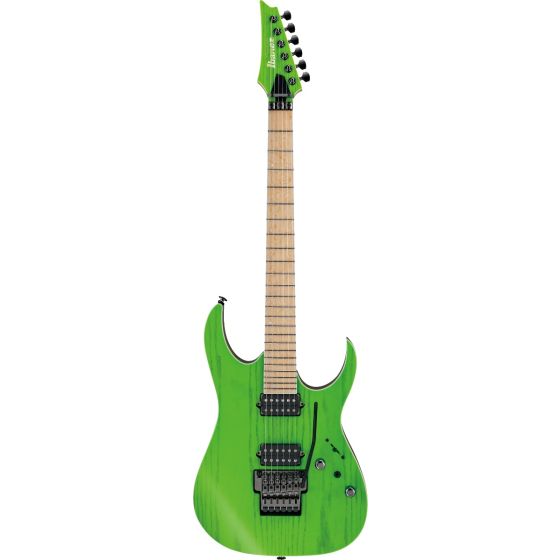 Ibanez RGR5220M TFG RG Prestige 6 String Transparent Fluorescent Green Electric Guitar w/Case sku number RGR5220MTFG